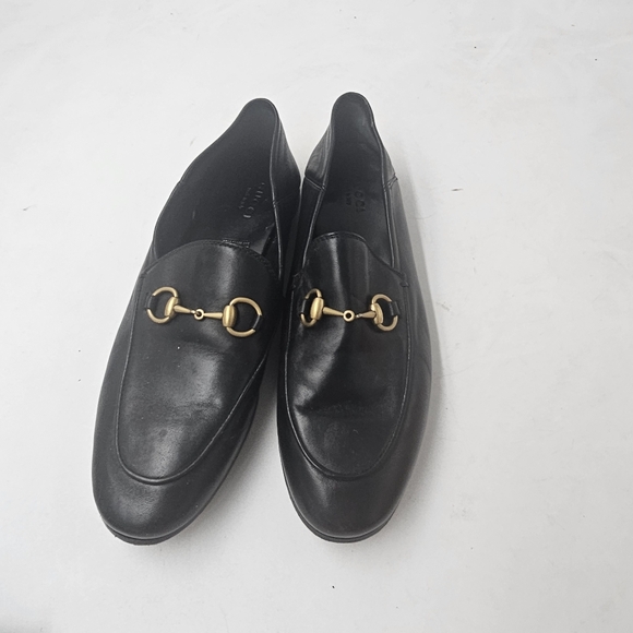 Gucci Brixton Black Leather Horsebit Loafers Womens 6.5 EU36.5 MSRP $1090 - Picture 8 of 16